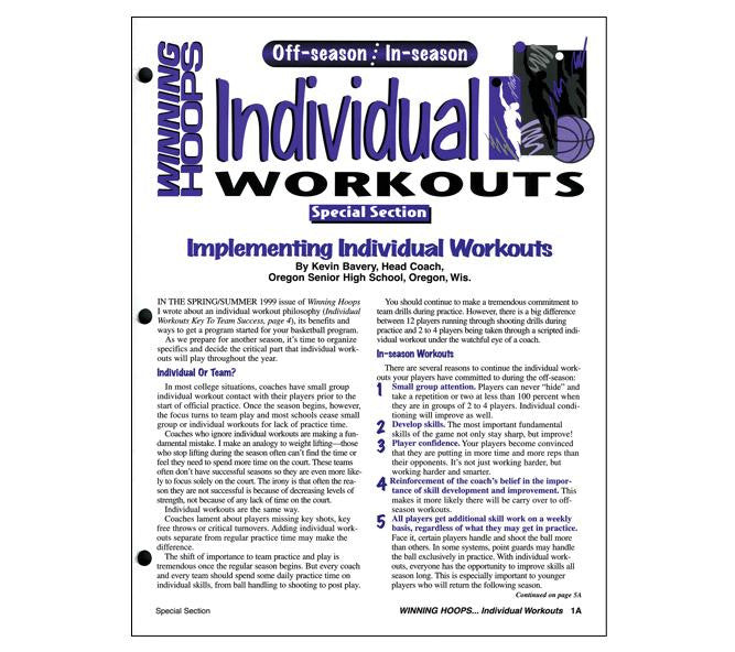 Off-Season/In-Season Individual Workouts Download