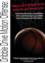 Kentucky Dribble Drive Motion Offense Playbook 2010